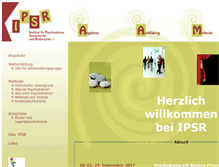Tablet Screenshot of ipsr.ch